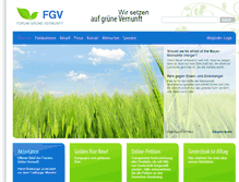 Tablet Screenshot of forum-gruene-vernunft.de